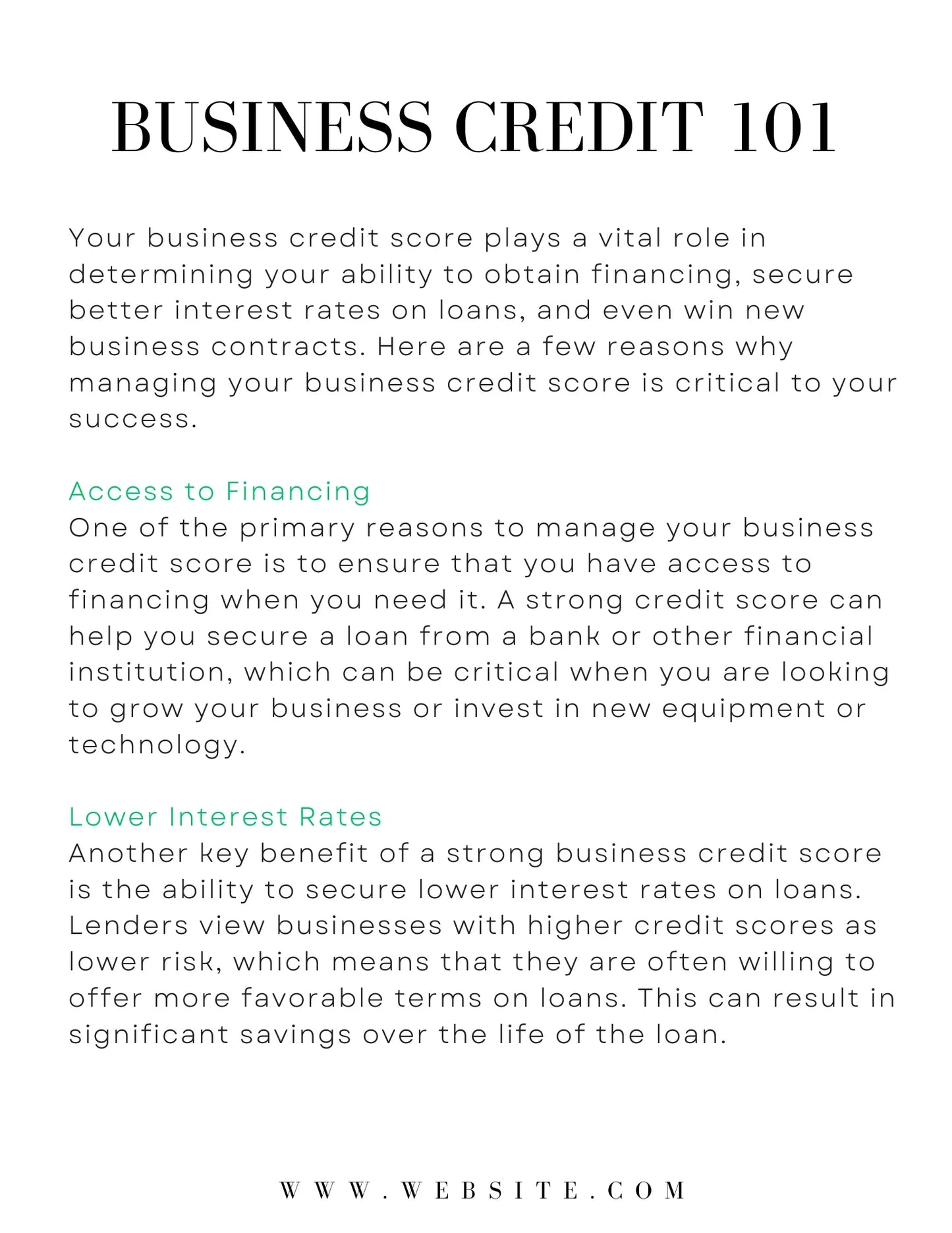 Business Credit Guide