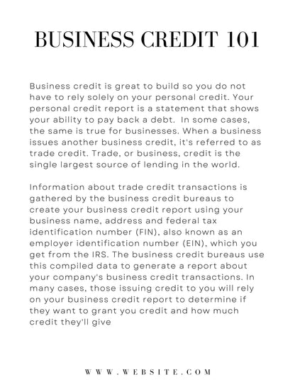 Business Credit Guide