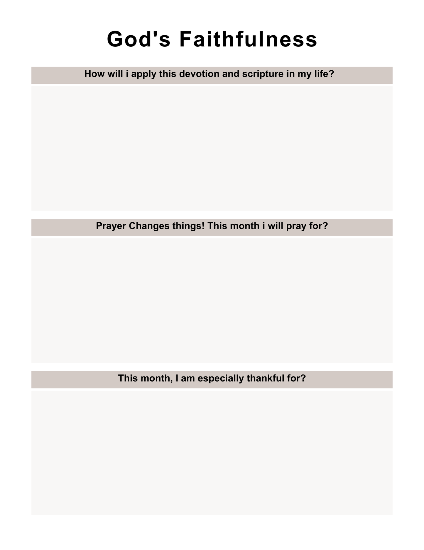 Devotional Planner