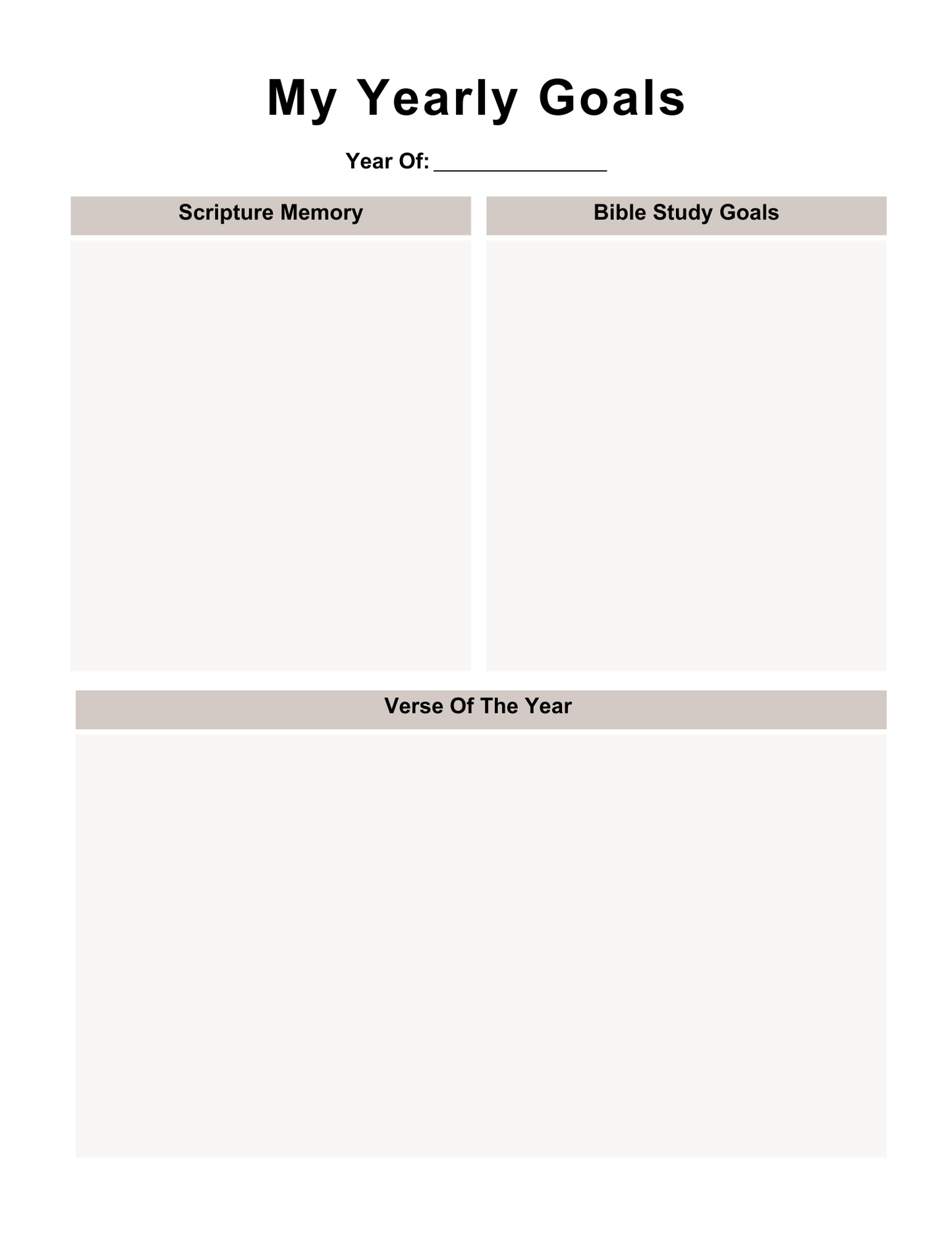 Devotional Planner