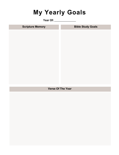 Devotional Planner