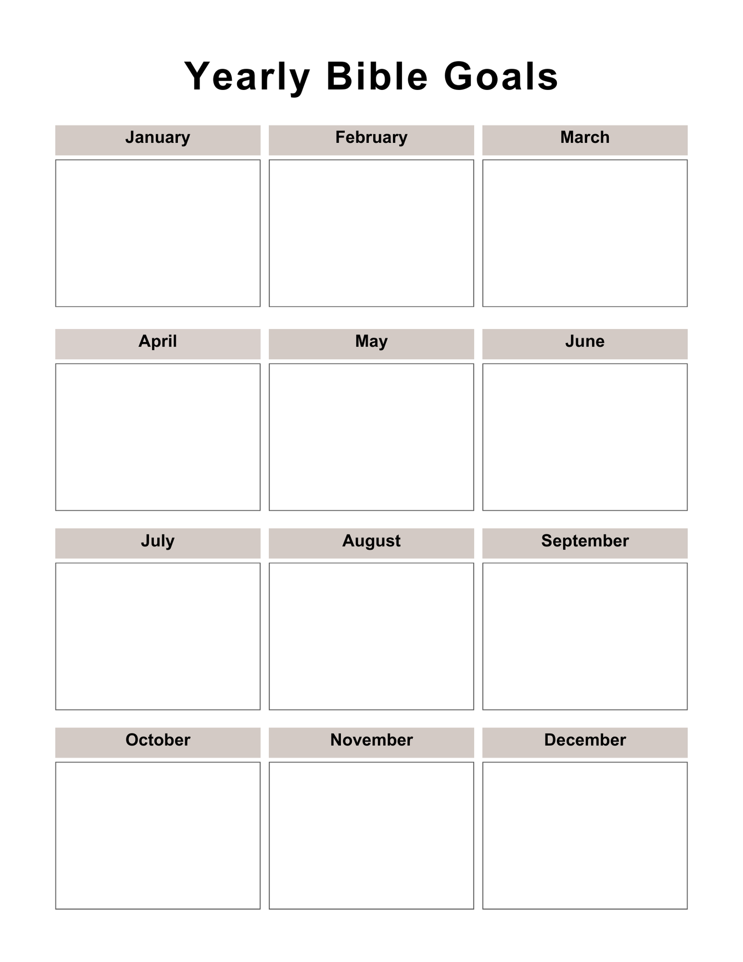 Devotional Planner