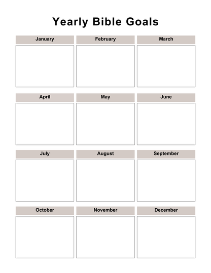 Devotional Planner