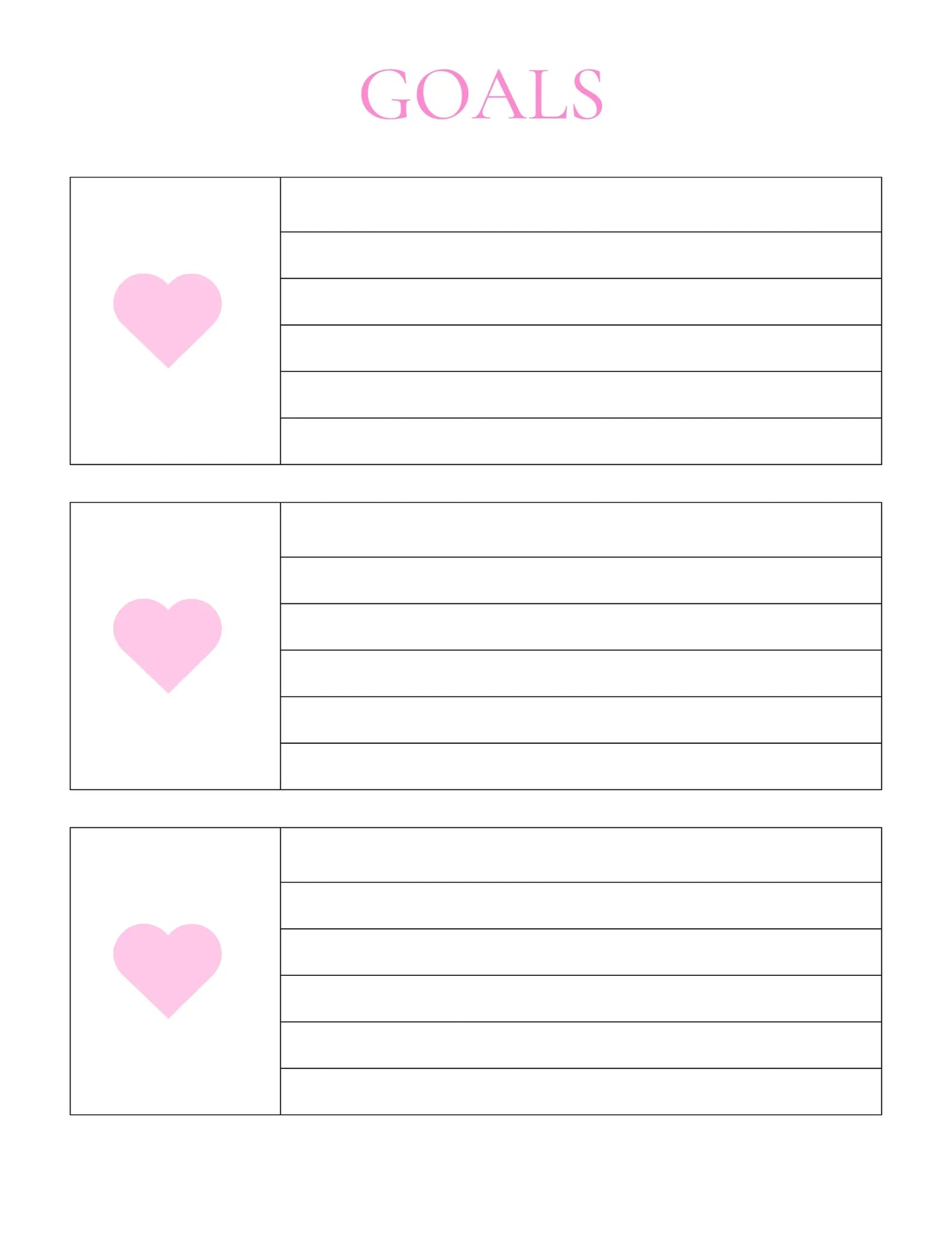GIRL BOSS Printable Editable Planner