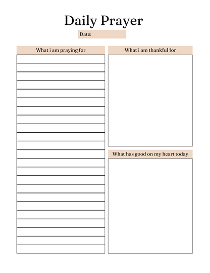 Her Prayer Journal
