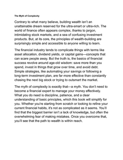 Financial Freedom Simplified