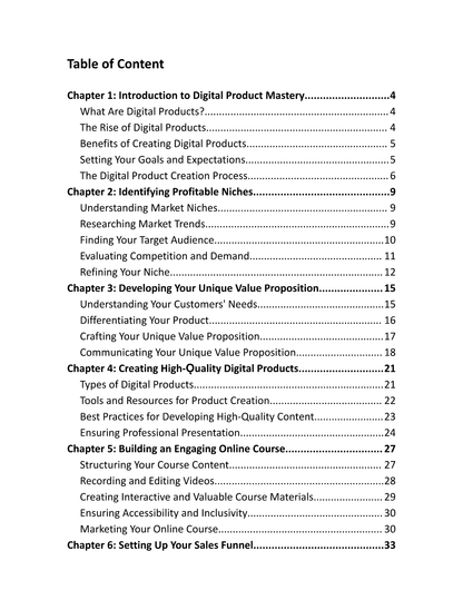 Mastering Digital Products