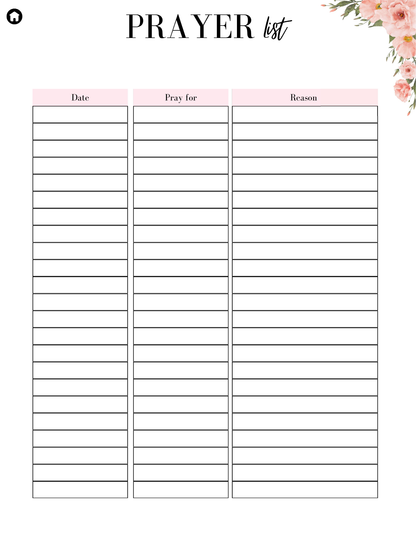 Prayer Journal