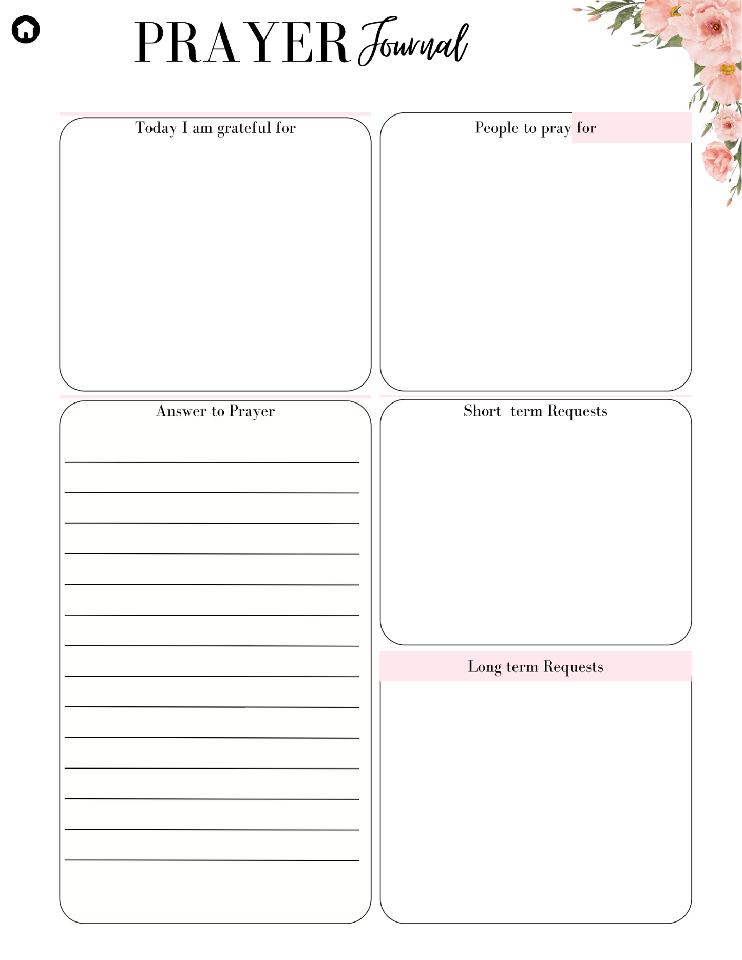 Prayer Journal