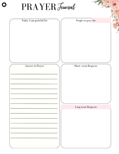 Prayer Journal