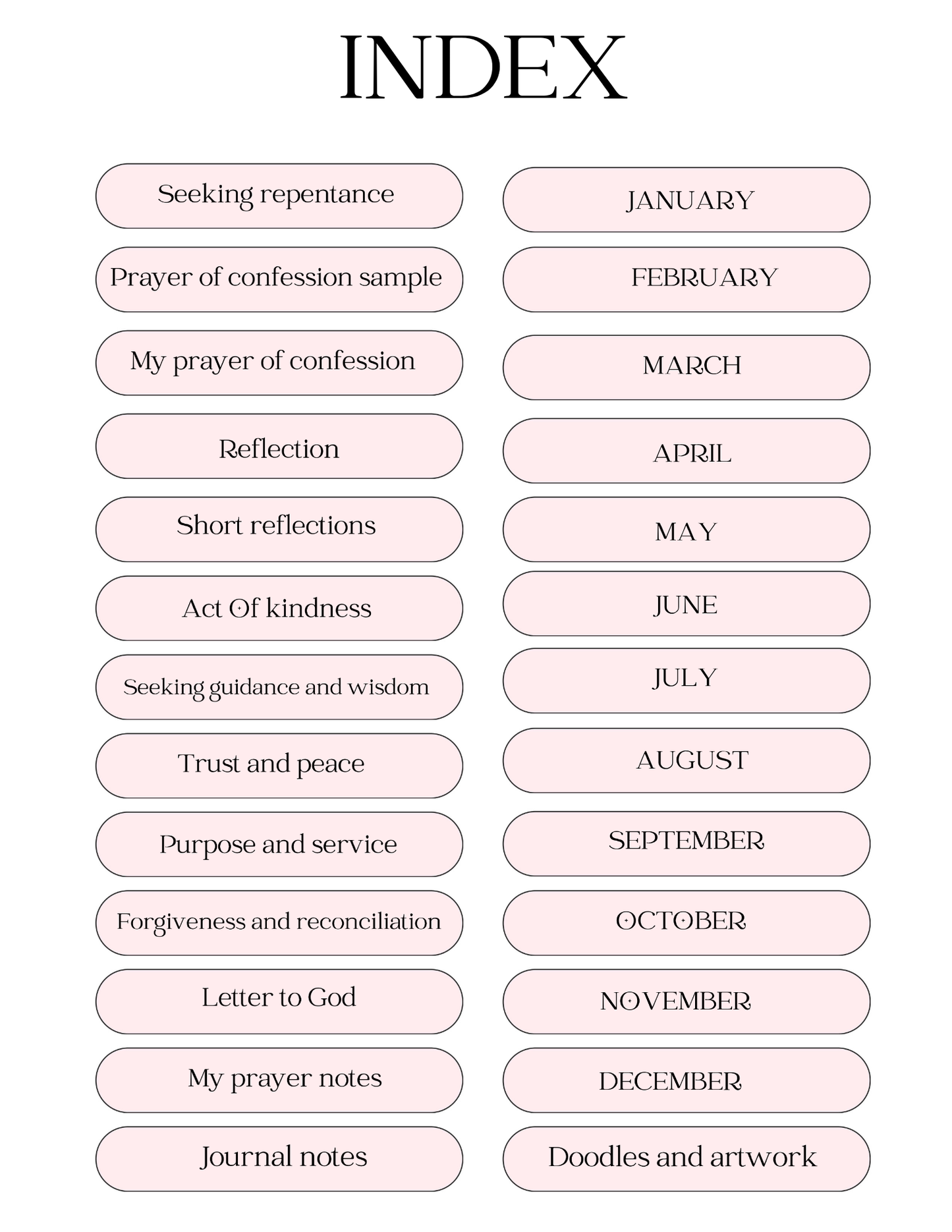 Prayer Journal