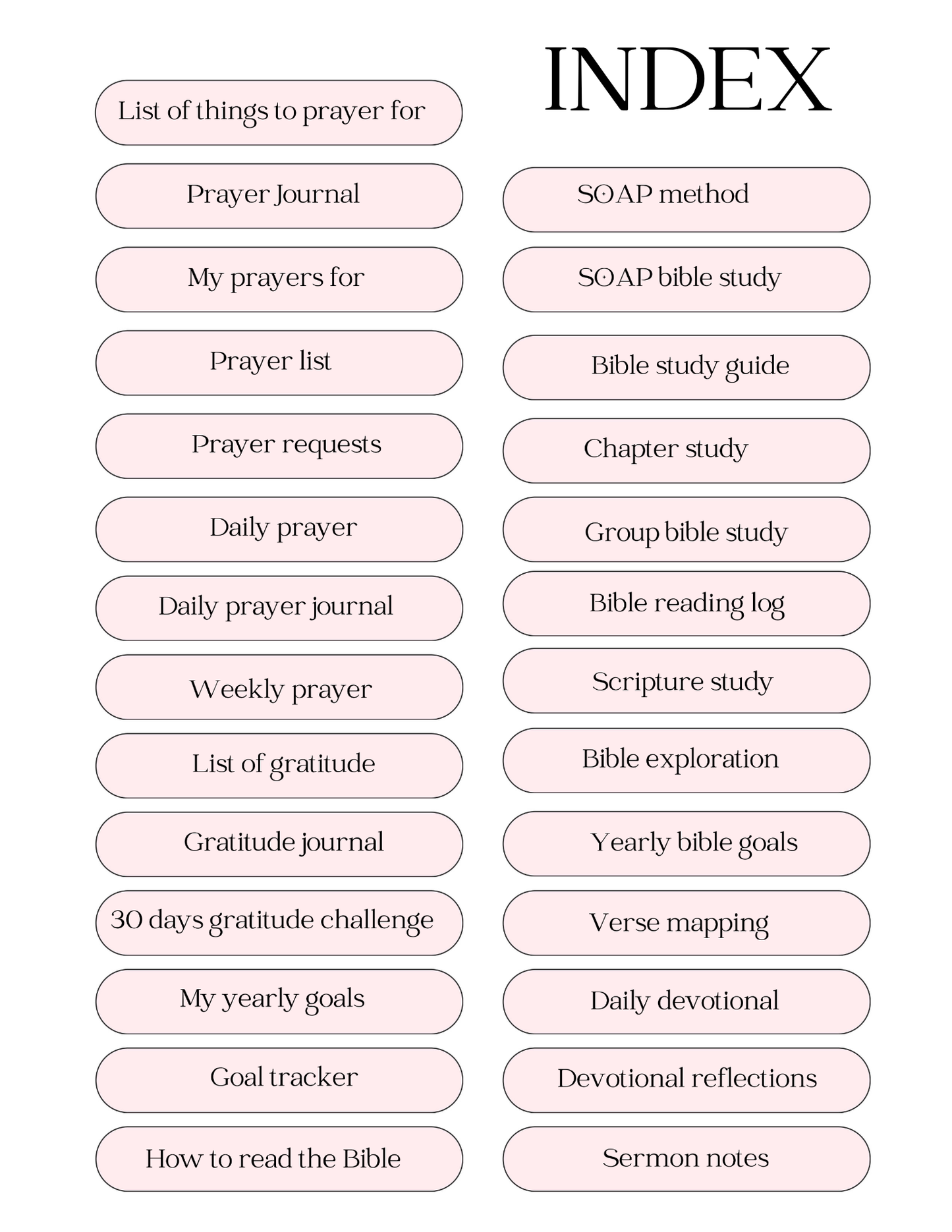 Prayer Journal