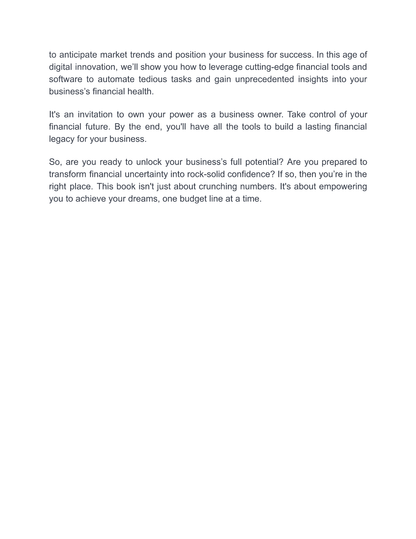 Small Business Budgeting