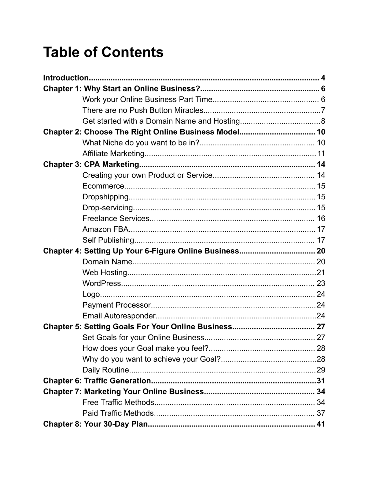 Starting 6-Figure Business