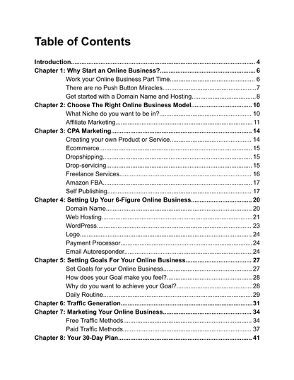 Starting 6-Figure Business