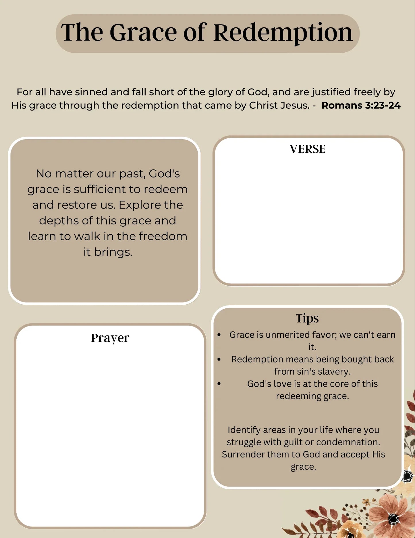 Bible Study Journal