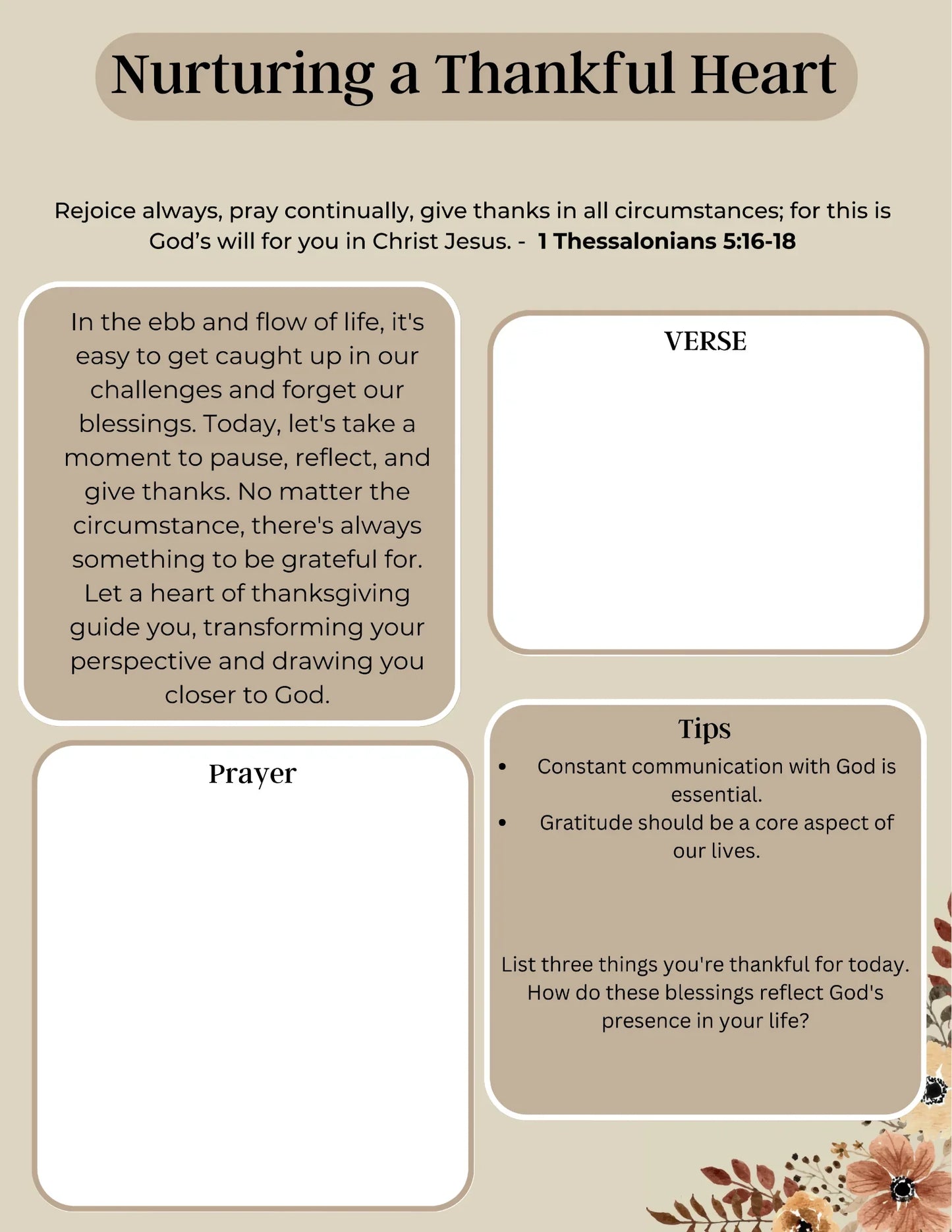 Bible Study Journal