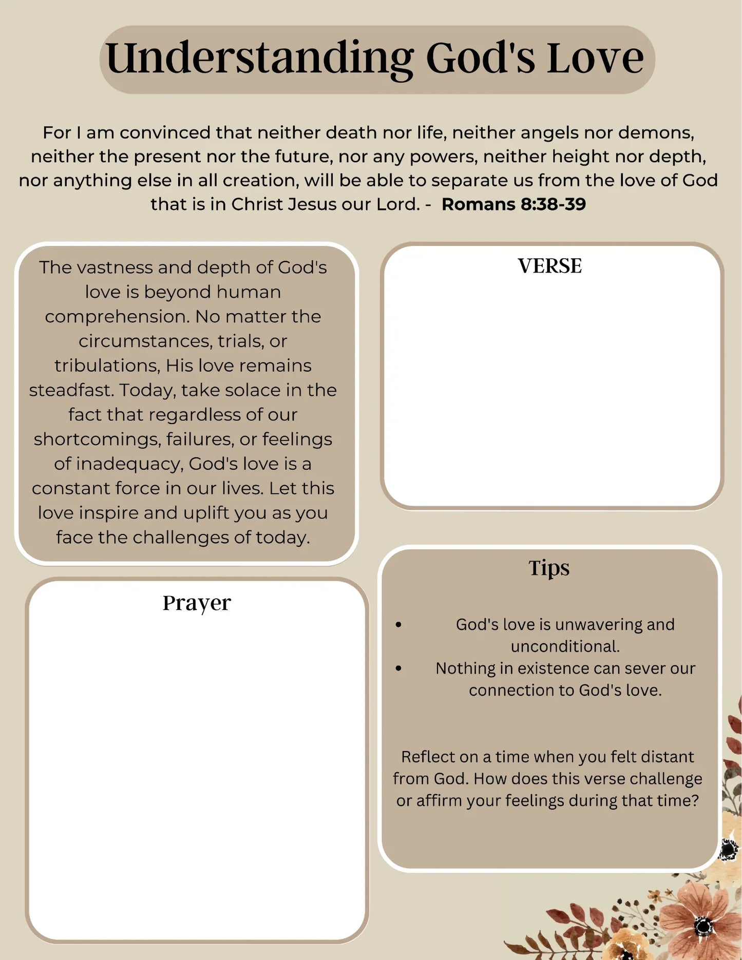 Bible Study Journal
