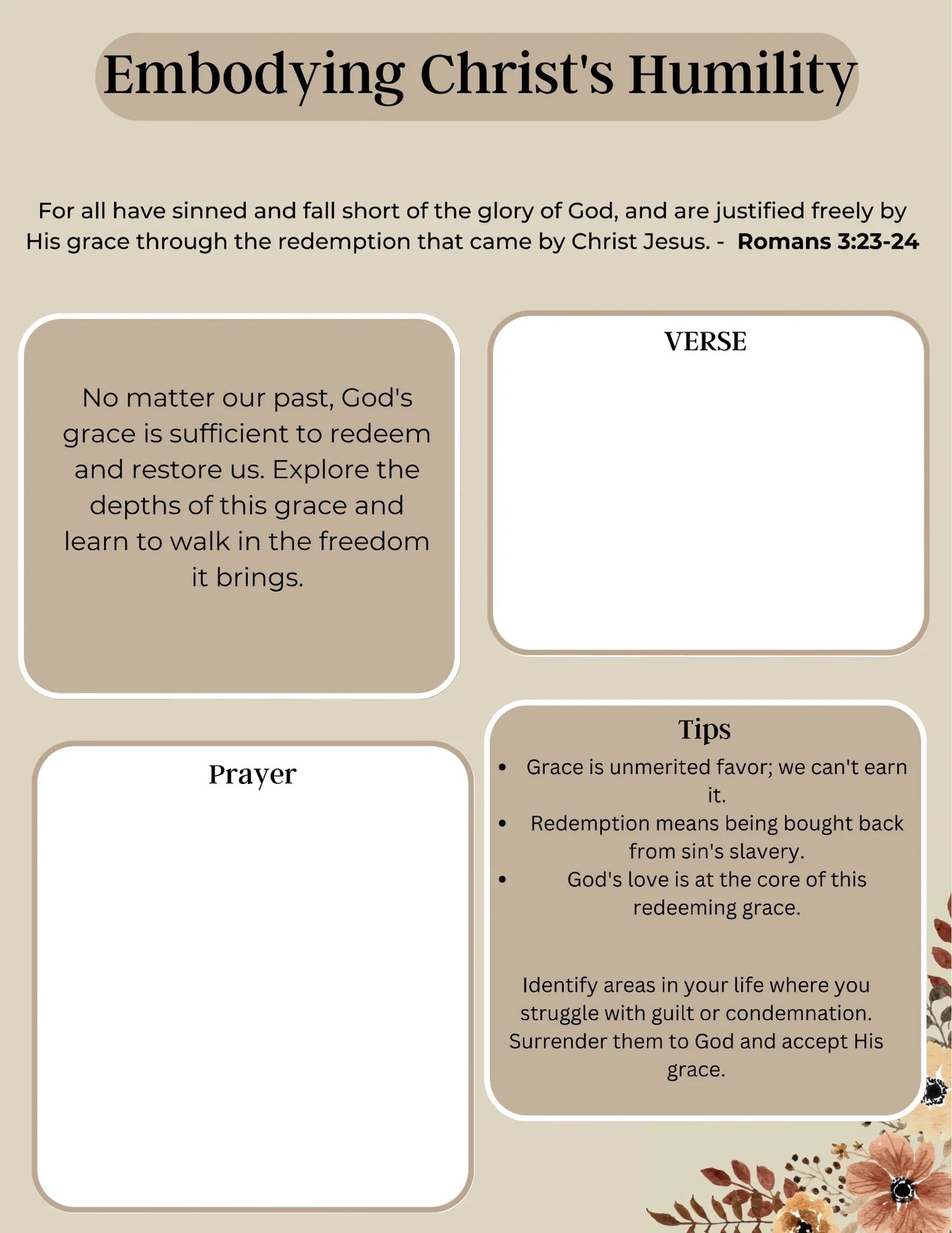 Bible Study Journal