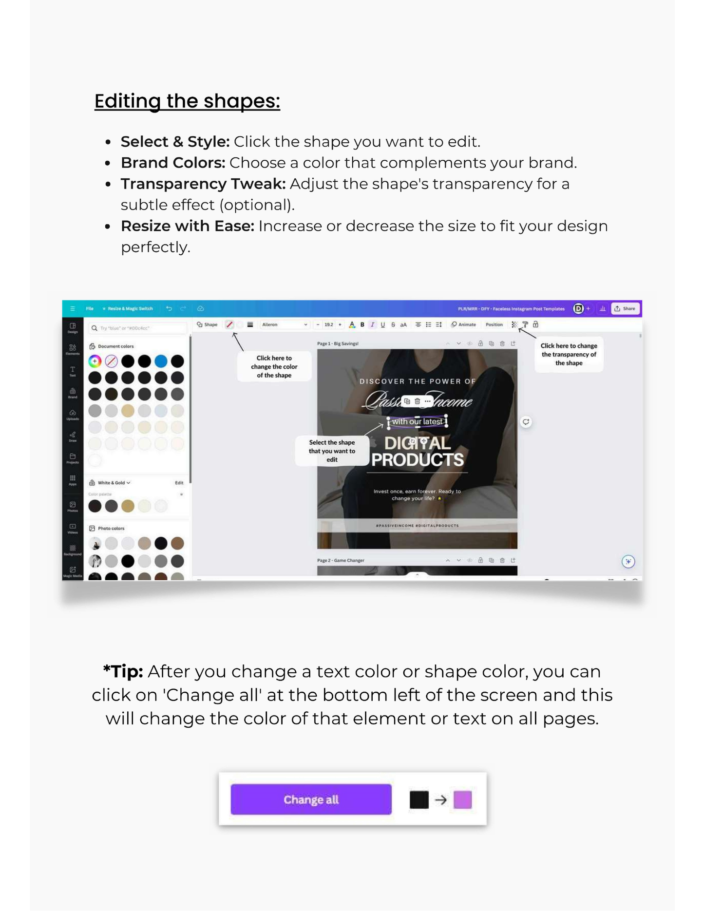 Mompreneur Social Media Templates Bundle