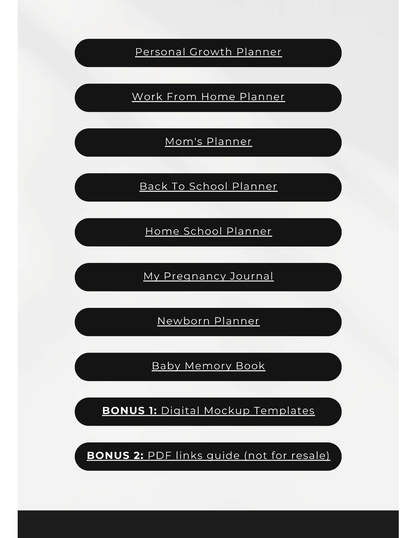 Mompreneur Social Media Templates Bundle
