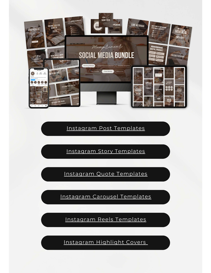 Mompreneur Social Media Templates Bundle