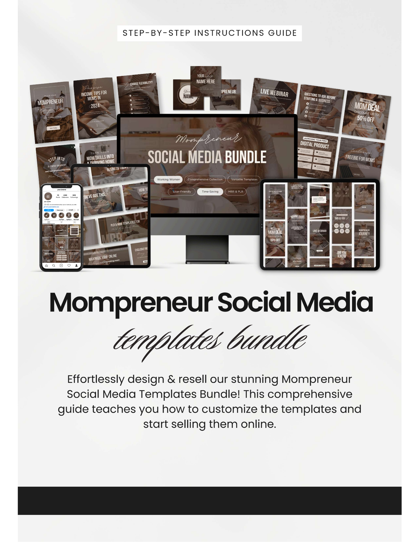 Mompreneur Social Media Templates Bundle