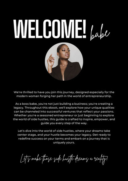 Building Her Side Hustles